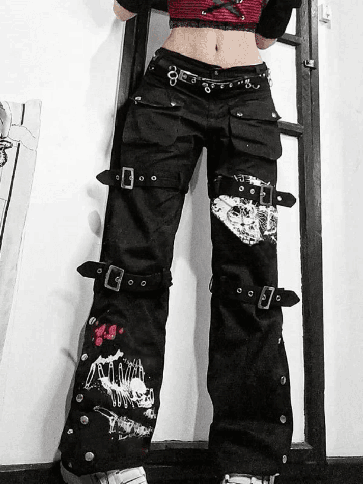 Levoire | Ceinture À Boucles Jeans Cargo Imprimés