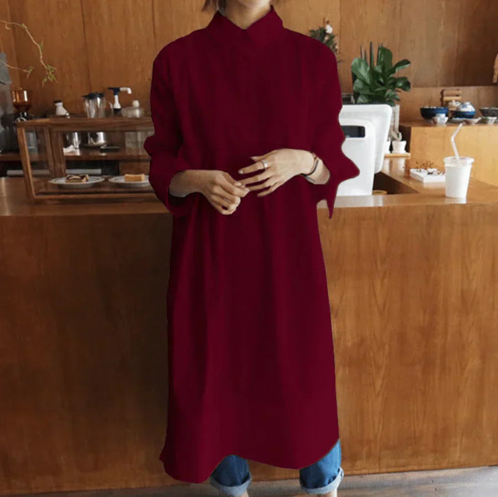 Levoire | Robe En T-Shirt Surdimensionnée Couleur rouge