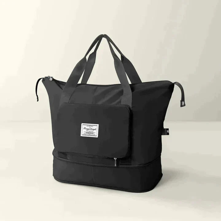 Levoire | Sac De Voyage Léger Et Grand Pliable Noir