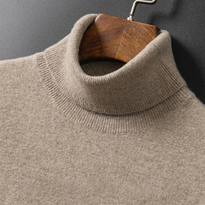 Levoire | Pull Col Montant En Cachemire Luxueux Pour Homme