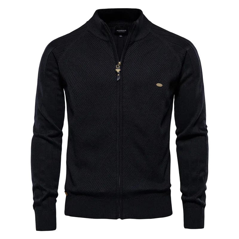 Levoire | Gilet Classique Côtelé Noir