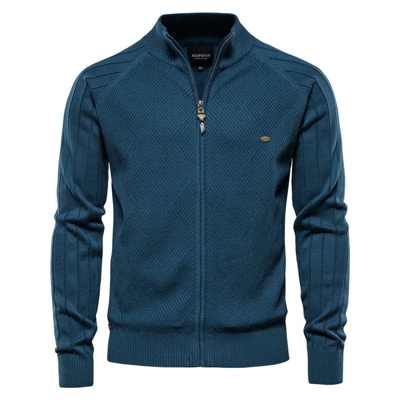 Levoire | Gilet Classique Côtelé bleu foncé