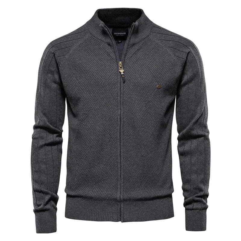 Levoire | Gilet Classique Côtelé Gris foncé