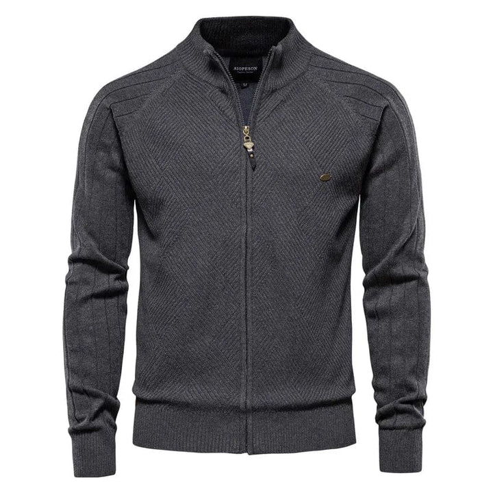 Levoire | Gilet Classique Côtelé Gris foncé