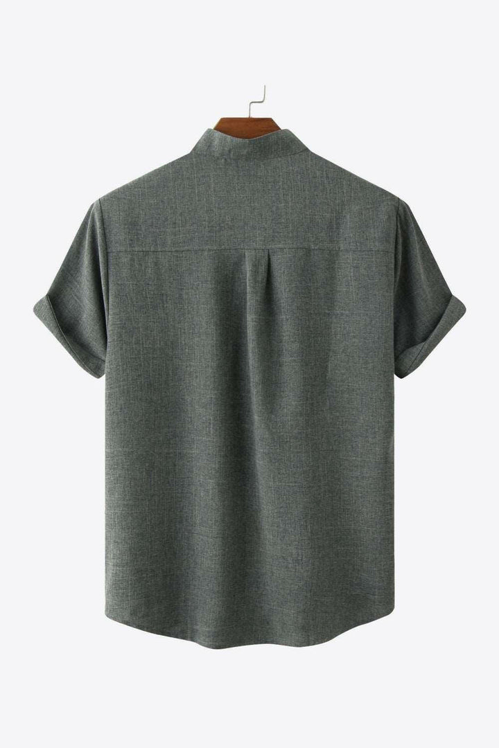 Levoire | Boutons Devant Haut Bas Chemise À Poches
