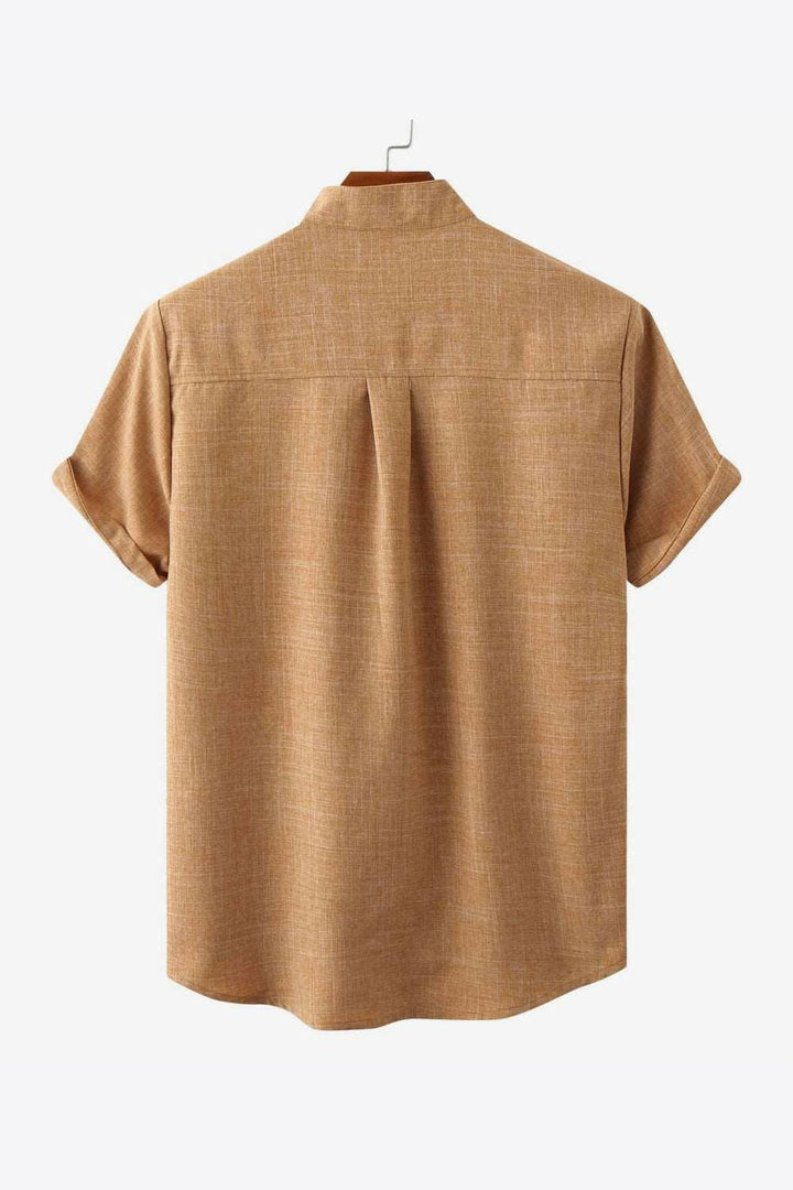 Levoire | Boutons Devant Haut Bas Chemise À Poches