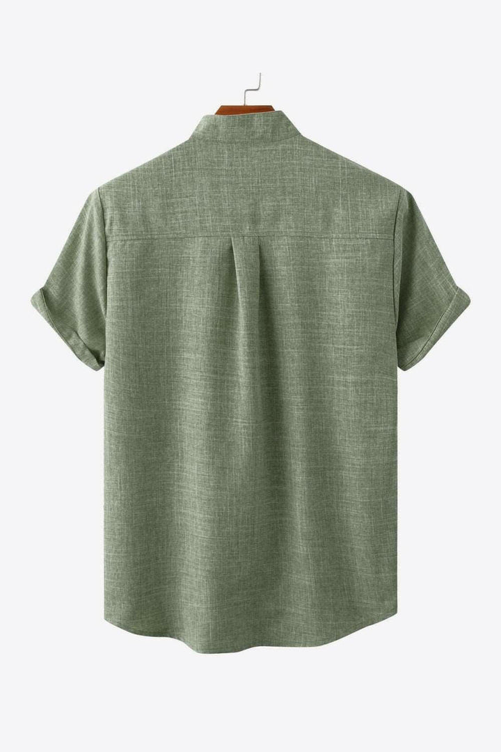 Levoire | Boutons Devant Haut Bas Chemise À Poches