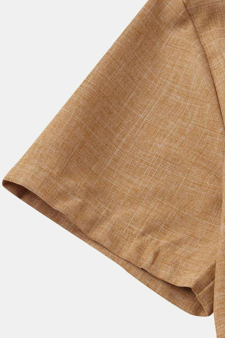 Levoire | Boutons Devant Haut Bas Chemise À Poches