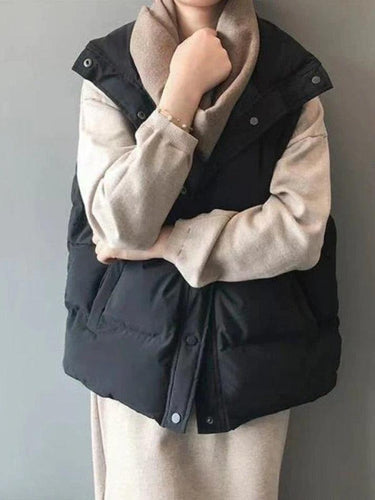 Levoire | Gilet Sans Manches Matelassé À Boutons
