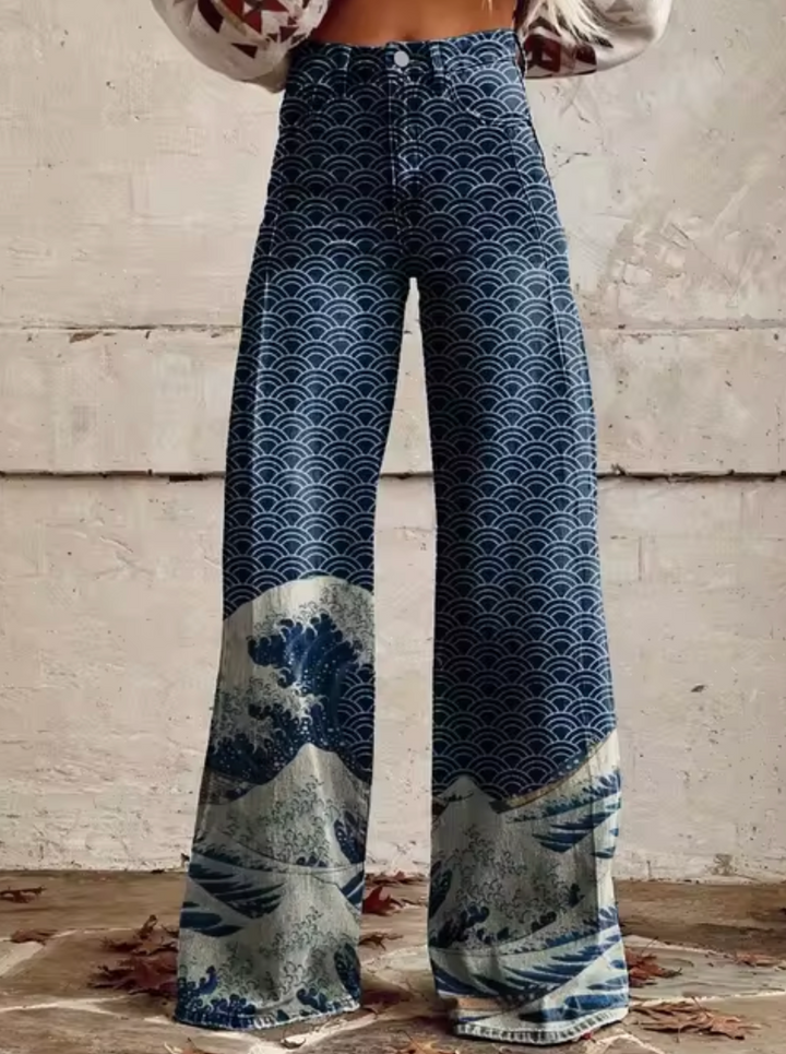 Levoire | Pantalon Taille Haute Stylé Avec Des Motifs Uniques Stil7