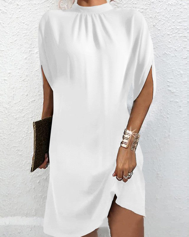 Levoire | Robe Confortable À Manches Courtes Pour - Femmes - Mini Blanc