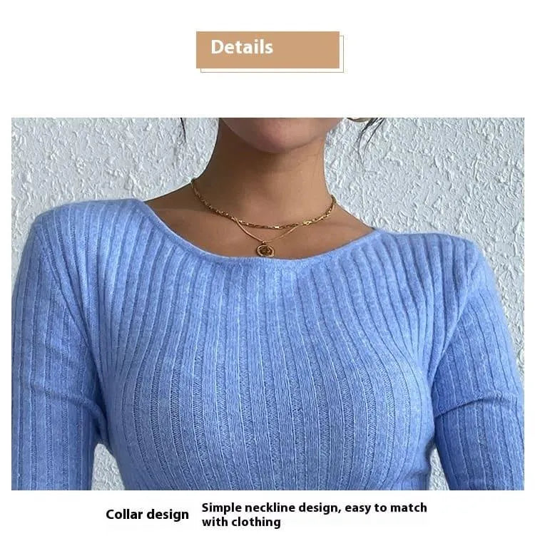 Levoire | Robe femme sans dos et avec des manches en forme de cloche