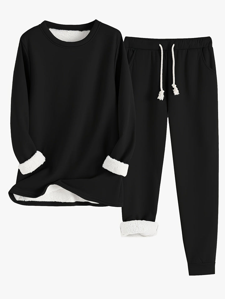 Levoire | Ensemble De Loungewear Confortable Noir (Presque épuisé)