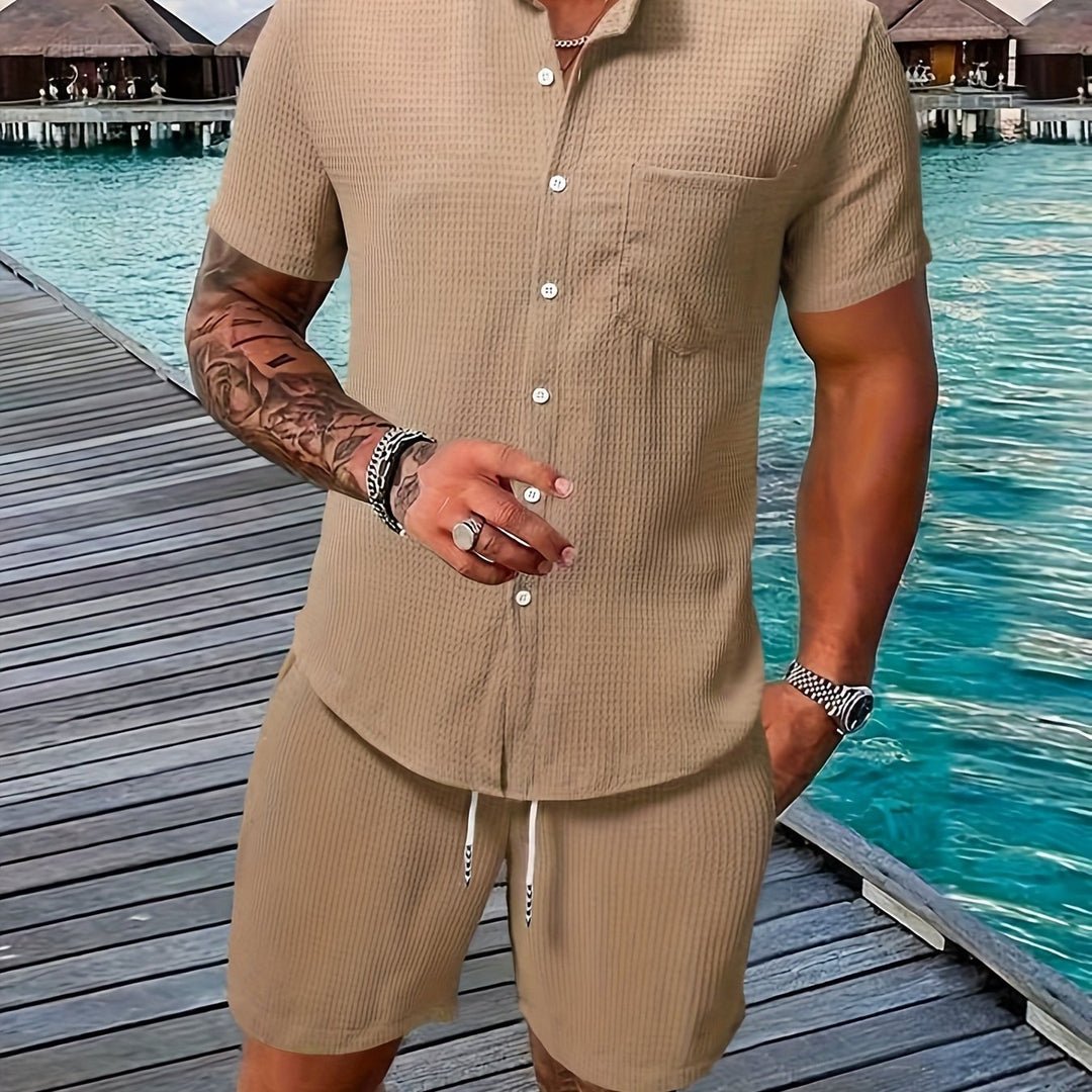 Levoire | Chemise De Golf Blanche & Shorts