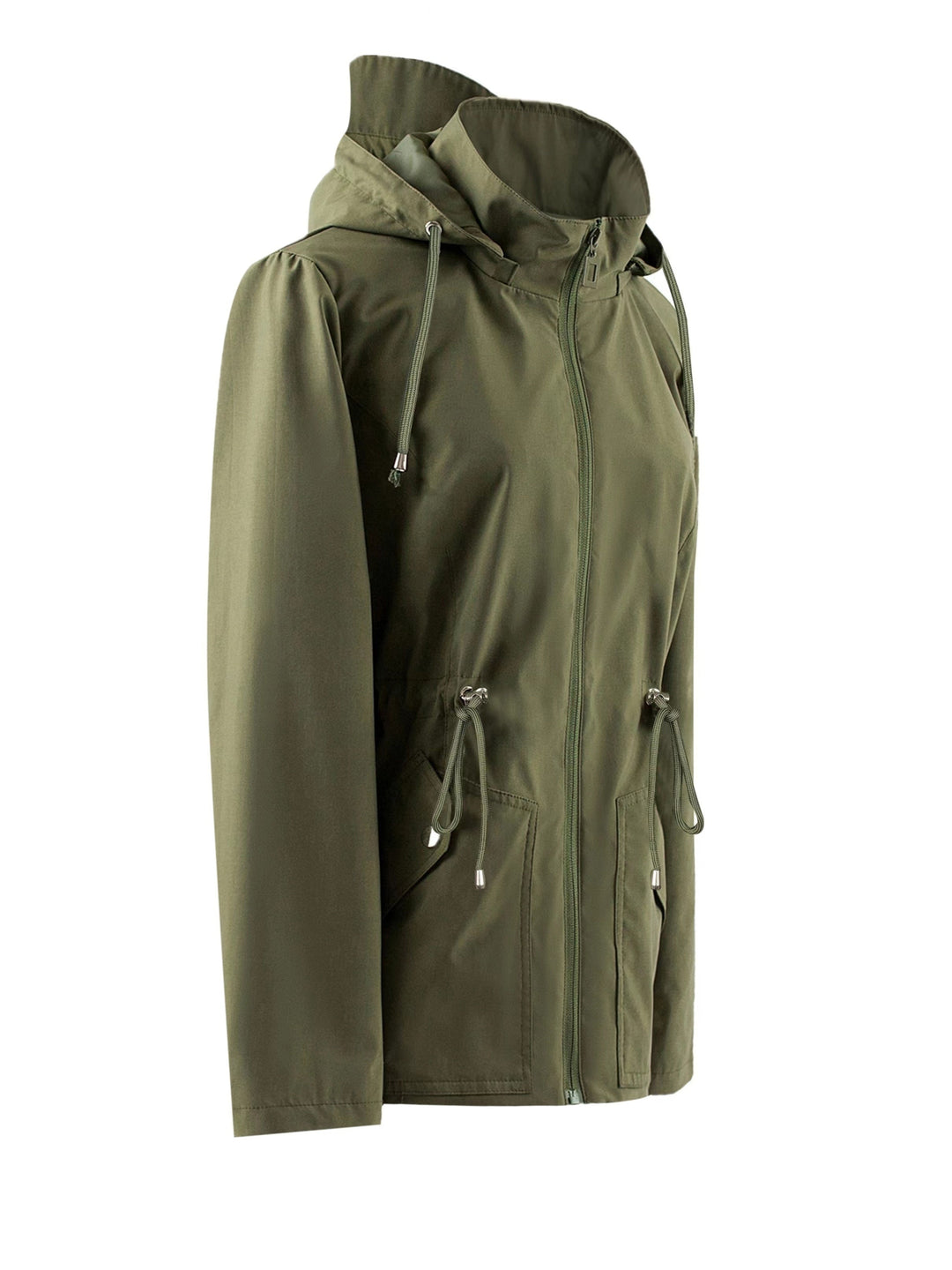 Levoire | Veste De Printemps Et D'Automne À Capuche Imperméable À Taille Empiriques