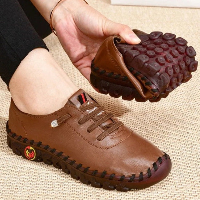 Levoire | Chaussures en cuir légères antidérapantes Marron