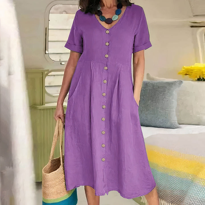 Levoire | Robe en coton décontractée Lila