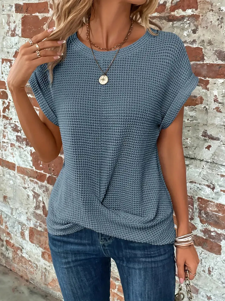 Levoire | T-shirt décontracté à manches courtes Bleu