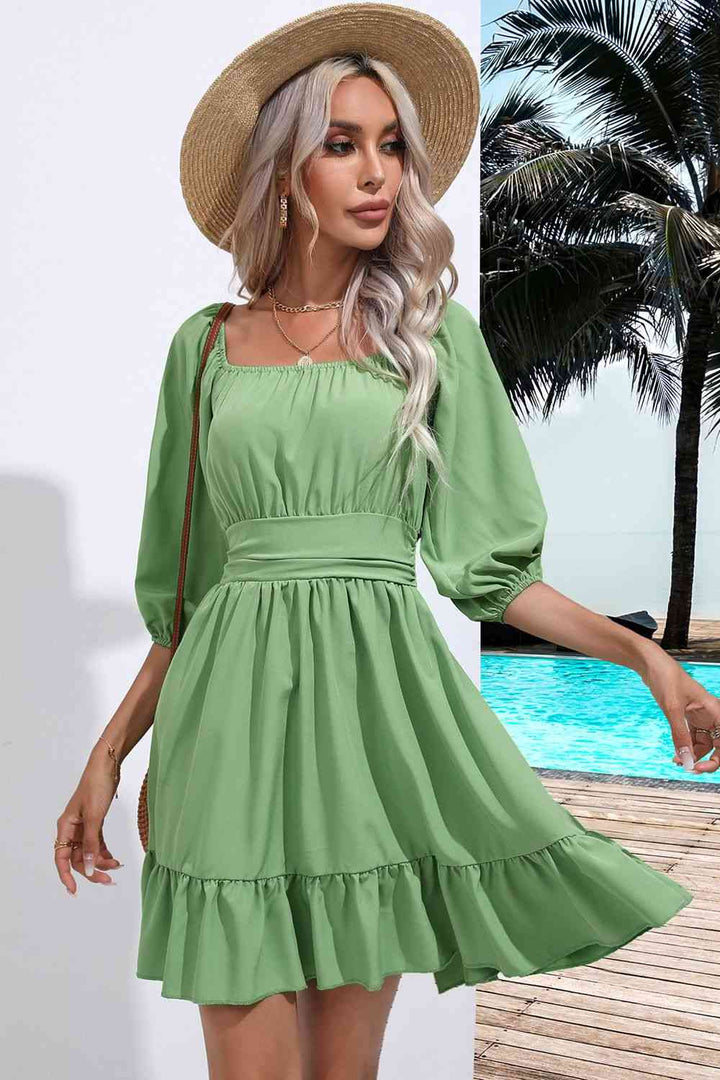 Levoire | Robe à encolure carrée