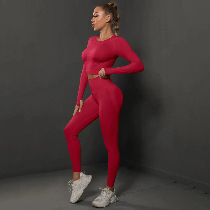 Levoire | Pantalons de yoga et haut parfaits Rouge clair