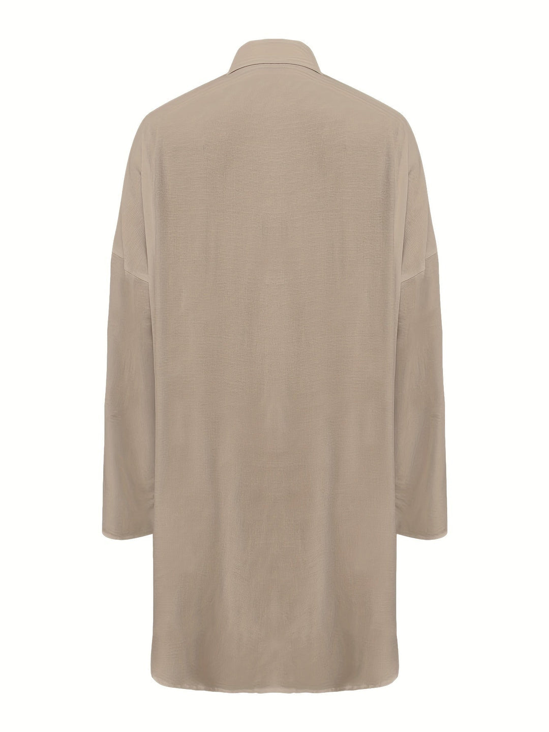 Levoire | Non Fusionné Chemise À Col Décontractée Robe À Boutons Et À Manches Longues