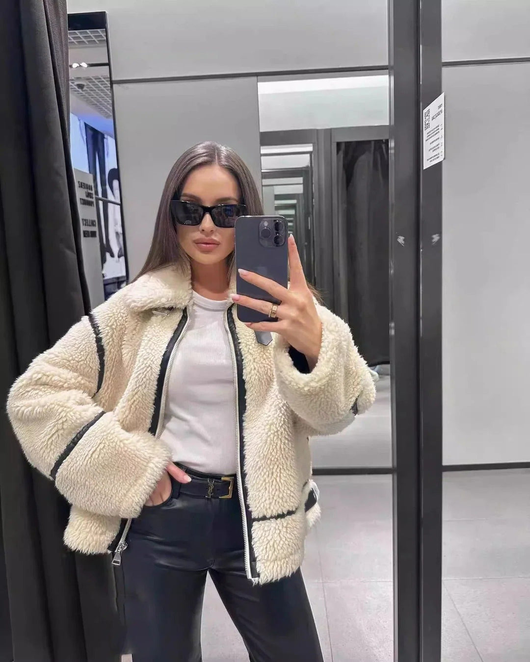 Avriane | Veste en teddy douce et chaude