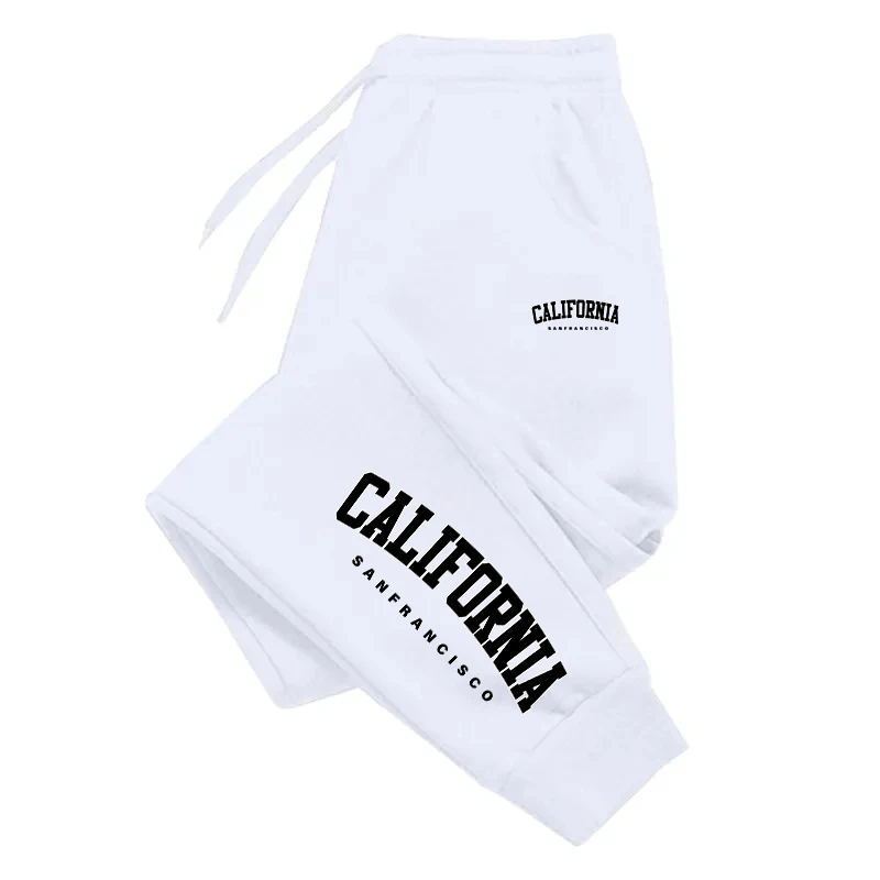 Levoire | Décontracté Pantalon De Jogging Californie Blanc