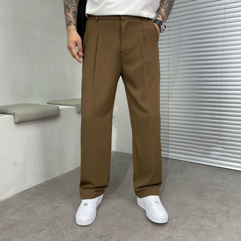Levoire | Pantalons À Coupe Droite Pour Hommes