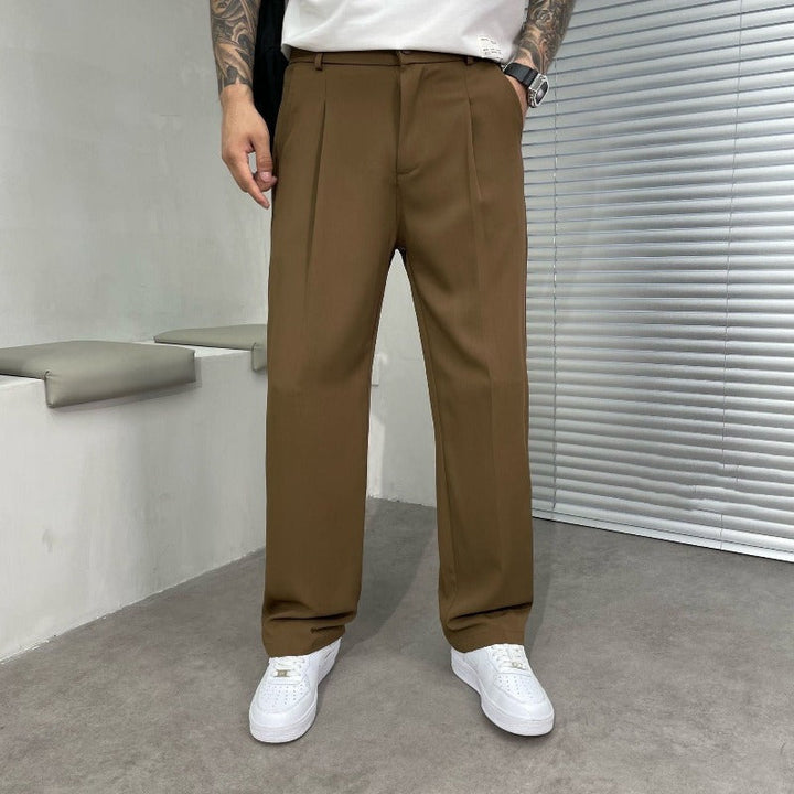 Levoire | Pantalons À Coupe Droite Pour Hommes