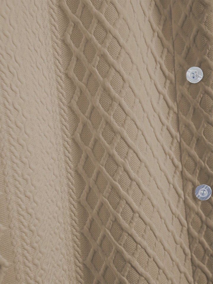 Levoire | Ensemble Uni En Maille À Carreaux En Coton De Cent
