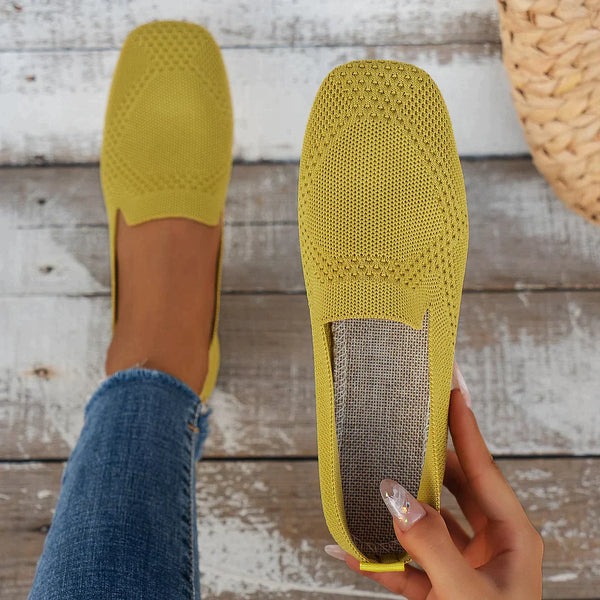 Levoire | Chaussures Pour Femme Avec Semelle Antidérapante Jaune
