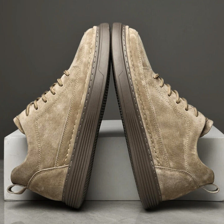 Levoire | Chaussures De Tennis En Véritable Cuir