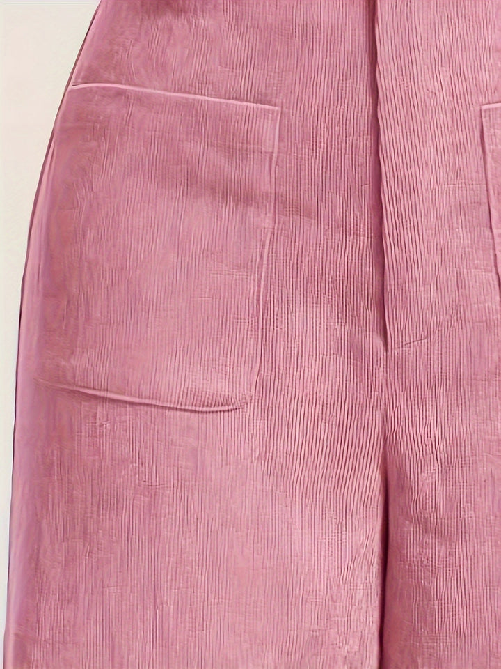 Levoire | Pantalons En Vin Taille Haute