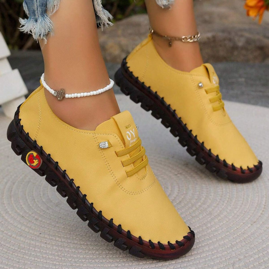 Levoire | Chaussures en cuir légères antidérapantes Jaune