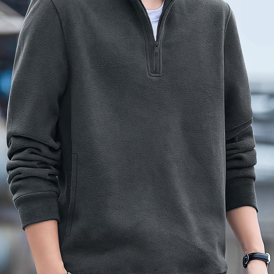 Levoire | Sweat À Capuche En Polaire Avec Demi-Zip