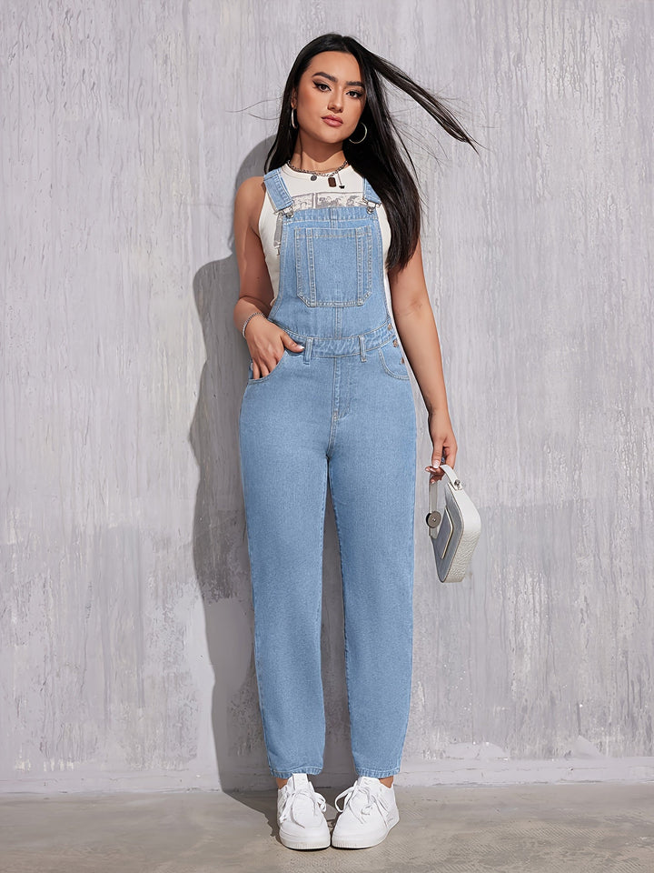 Levoire | Composites Bleu Clair Salopettes En Denim