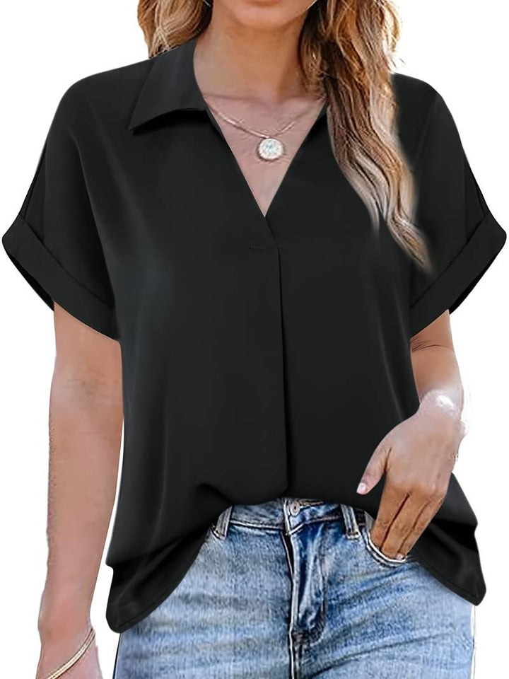Levoire | Chemise D'Été Décontractée À Col Rabattu