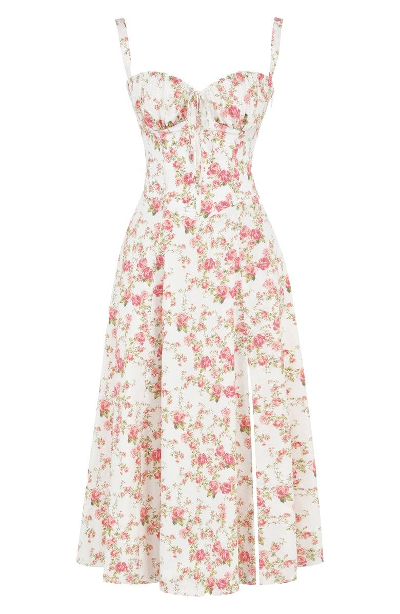 Levoire | Robe Bustier À Fleurs Rosenblüte