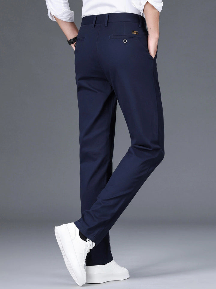 Levoire | Affaires Détendues Ajustement Étroite Pantalons Pour Hommes Avec Poches