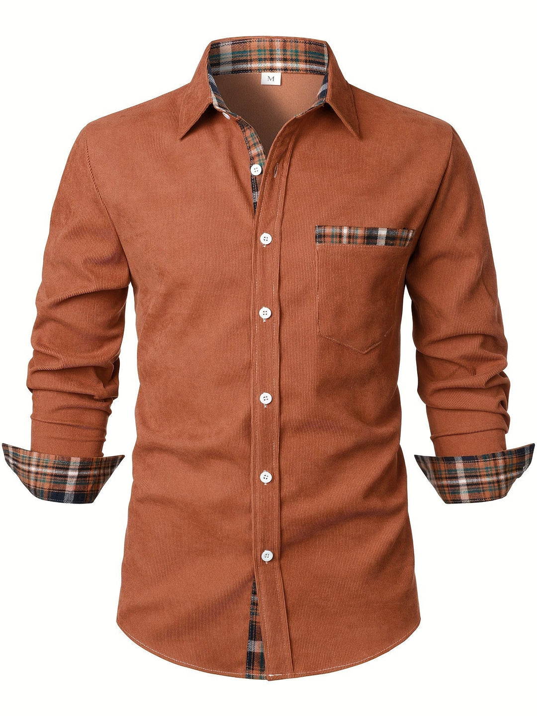 Levoire | Chemise Pour Homme À Encolure Carrée Sepia