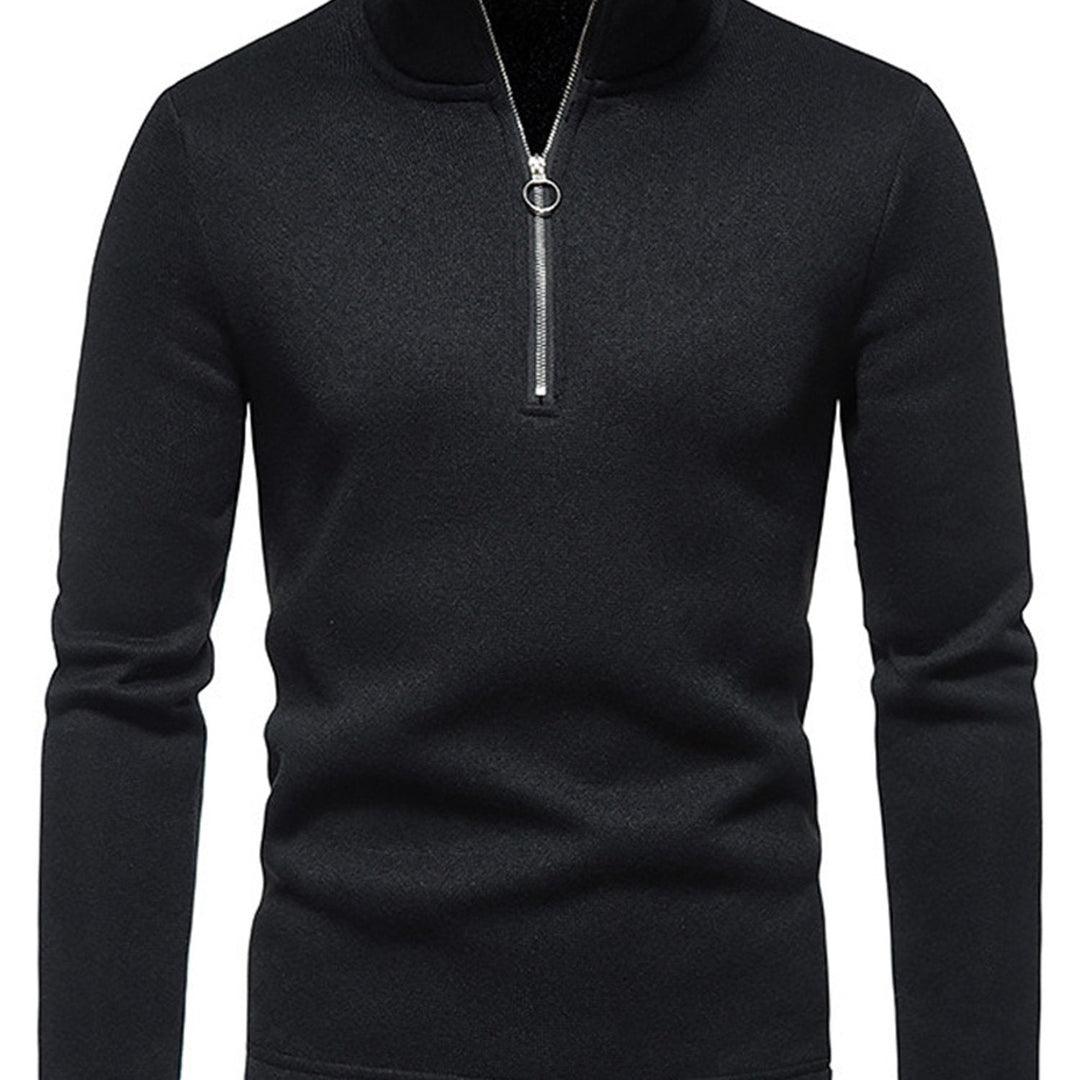 Levoire | Costumes En Tricot Pour Hommes Avec Zip À Mi-Hauteur Et Col Montant