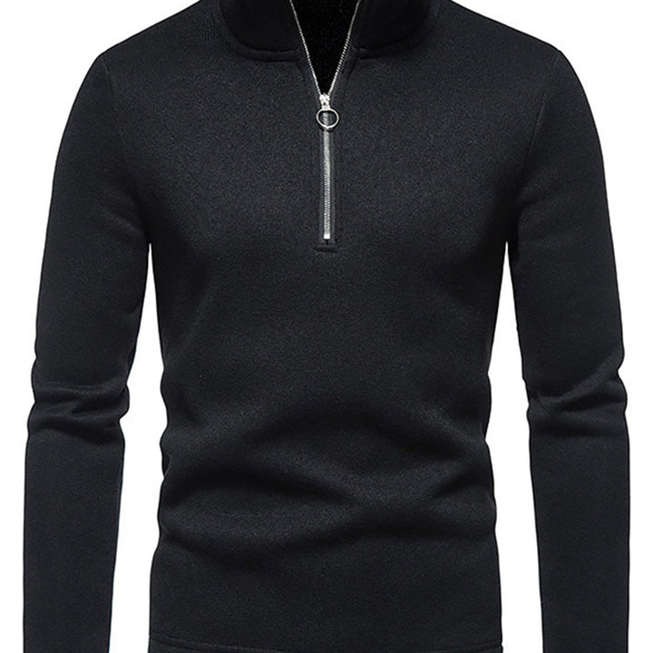 Levoire | Costumes En Tricot Pour Hommes Avec Zip À Mi-Hauteur Et Col Montant