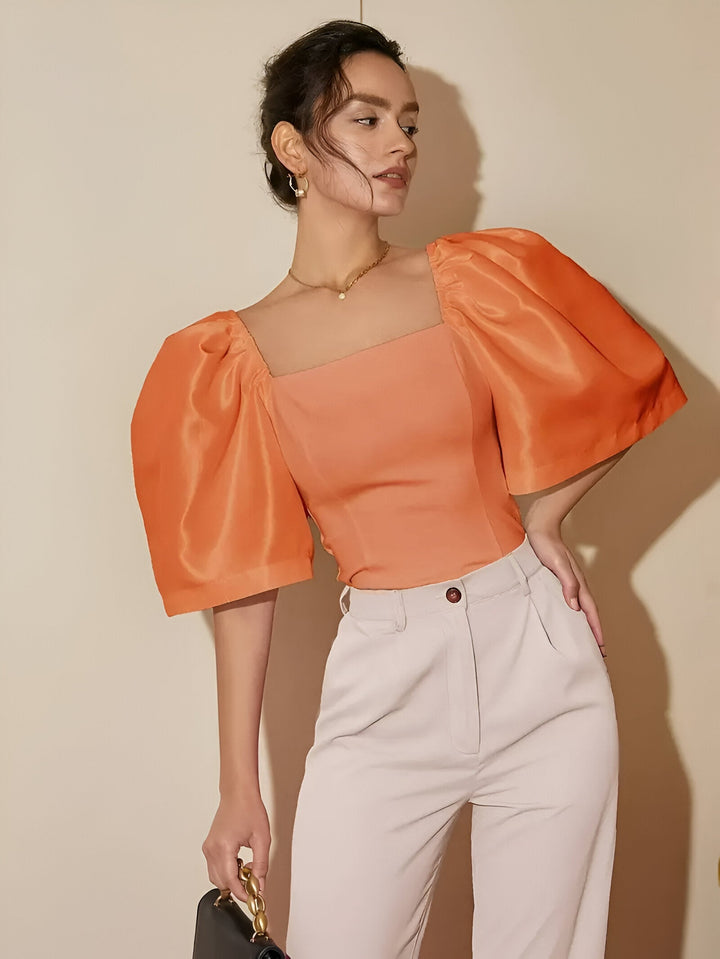 Levoire | Veste Hoikkaja Avec Une Ouverture Carrée Orange