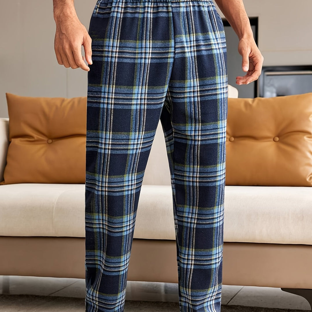 Levoire | Pantalons De Pyjama À Carreaux Pour Hommes