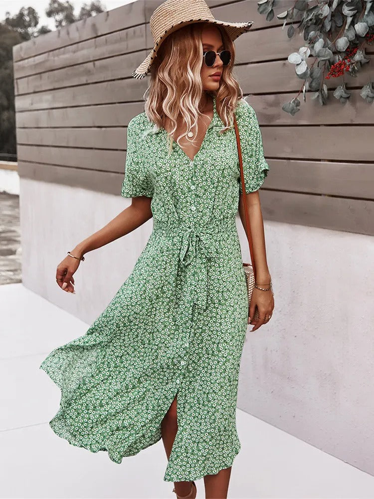 Levoire | Robe À Motif Floral Pour L'Été