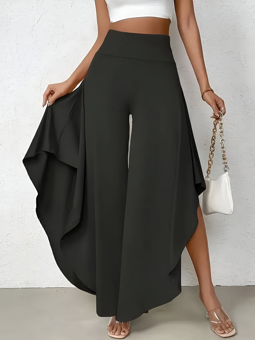 Levoire | Robe Large Asymétrique Noir