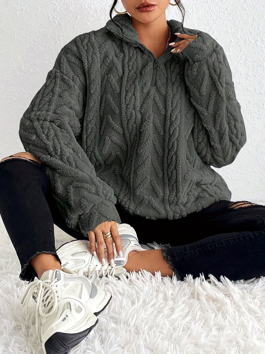 Levoire | Pull En Polaire Stylé Gris