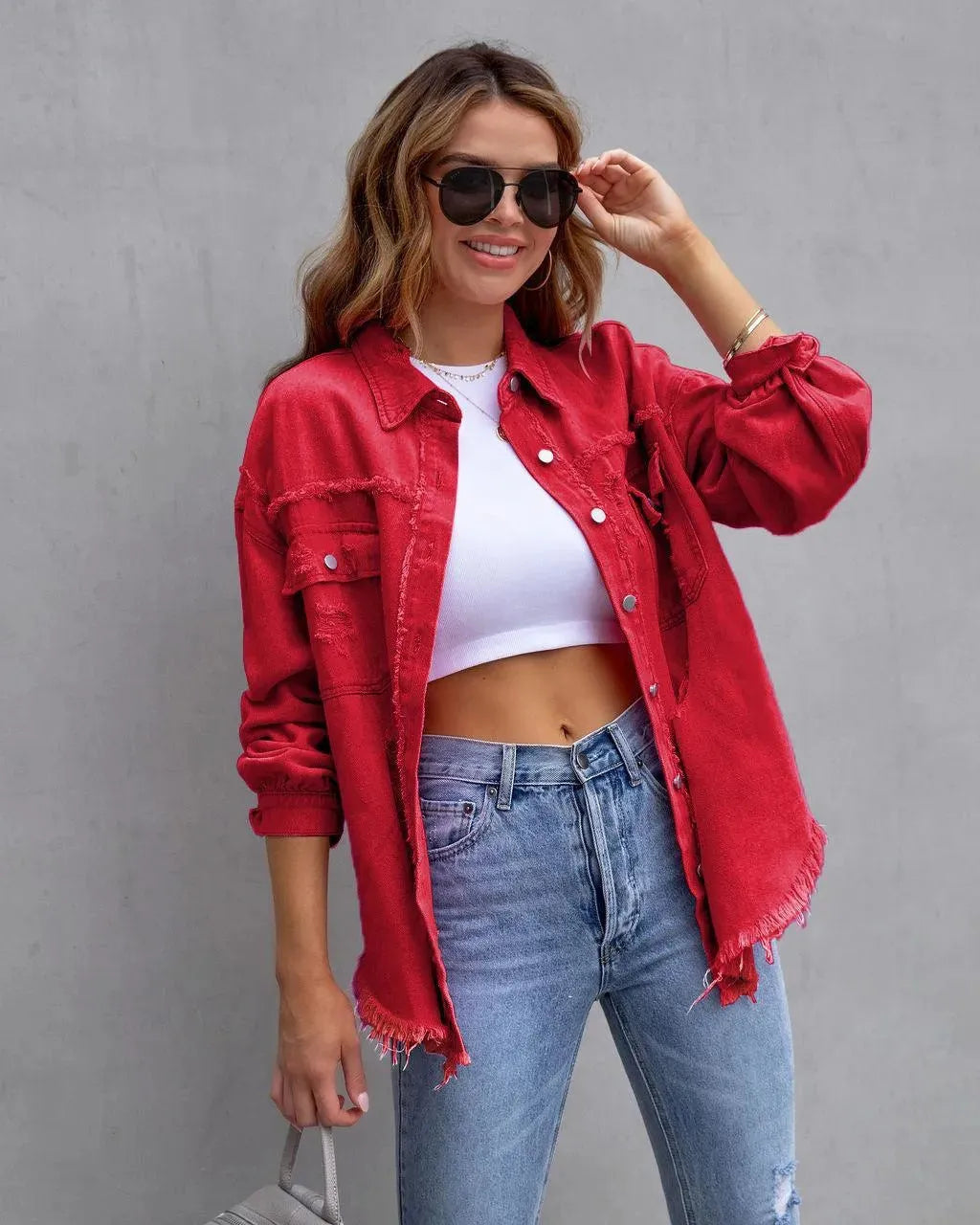 Levoire | Top en jean pour femme Rot