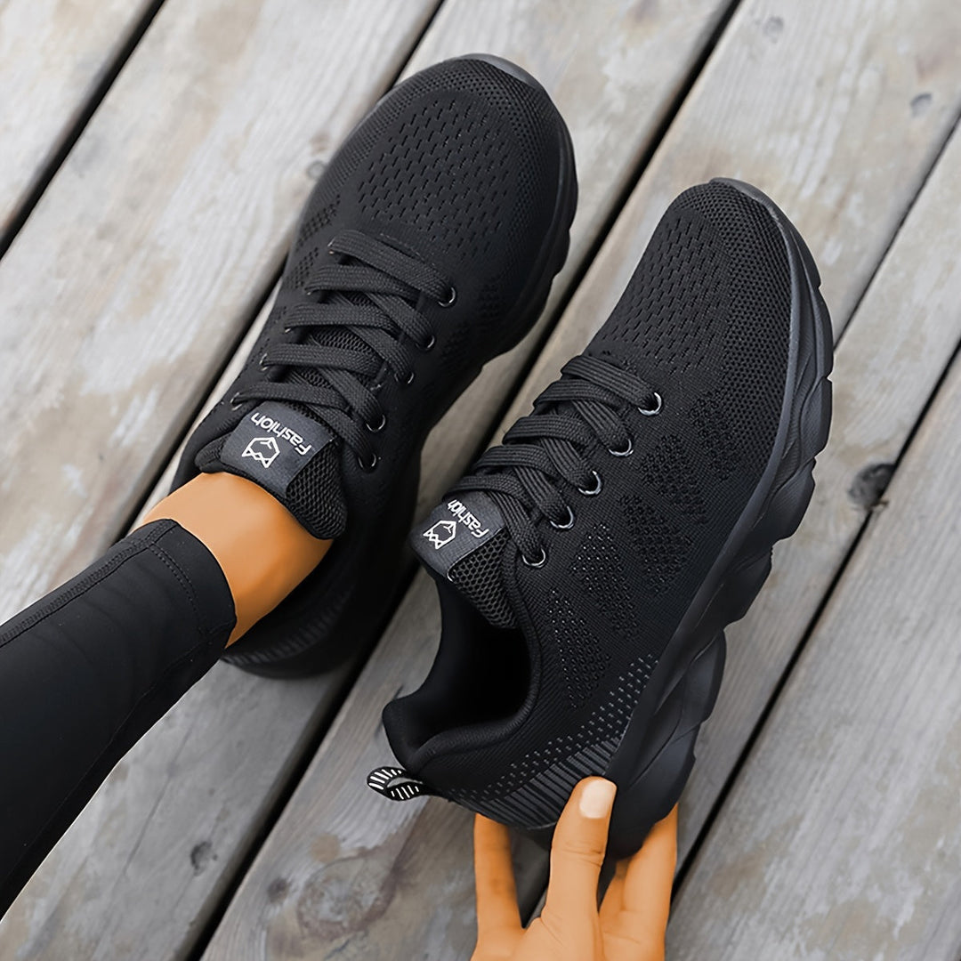 Levoire | Baskets À Lacets Contrastées Pour Femmes 219 Noir Gris