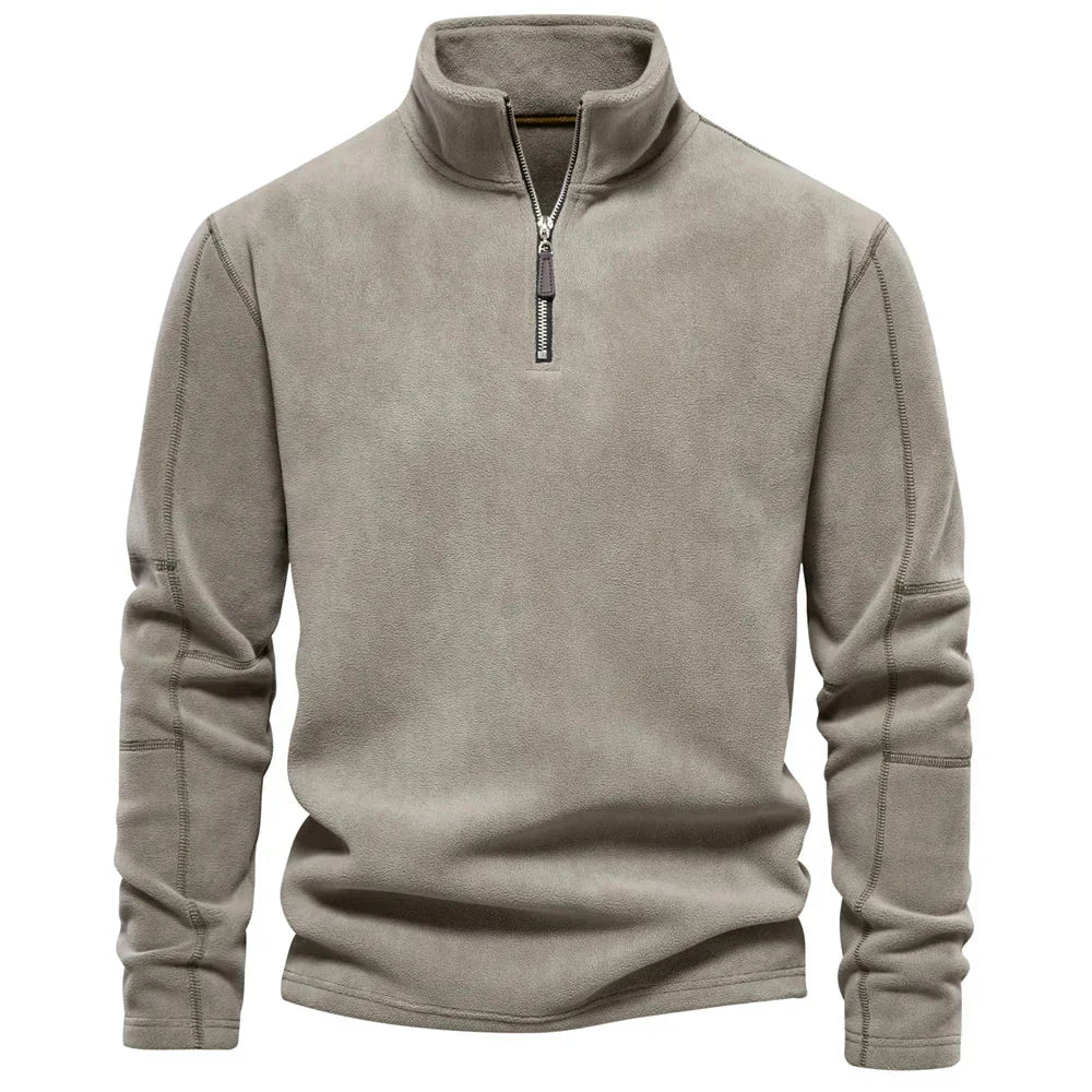 Levoire | Pull long à manches longues pour hommes Khaki